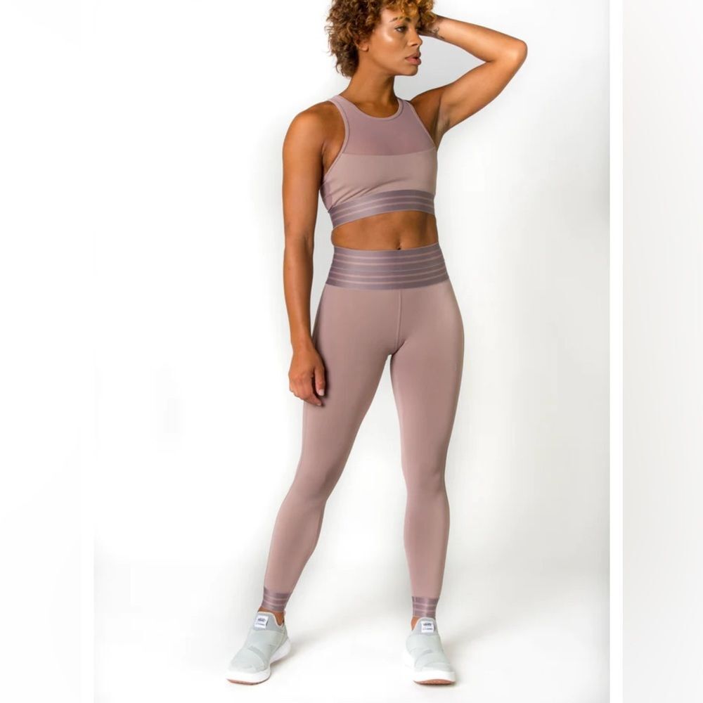 BELOFORTE Dusty Rose color Stella Legging Size X-Small NEW